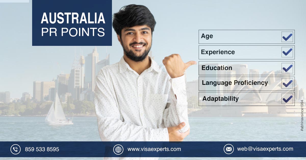 Australia PR Points calculator for Subclass Visa 189/190/491 | Visaexperts